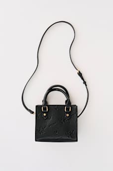 LOGO MONOGRAM TOP HANDLE BAG, image 1