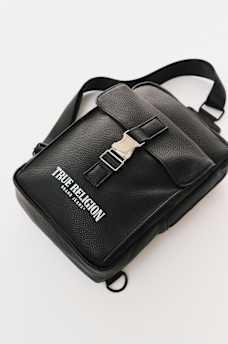METAL CLASP LOGO SLING BAG, image 6