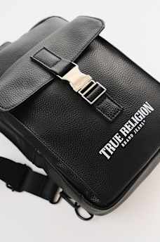 METAL CLASP LOGO SLING BAG, image 8