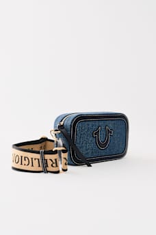 DENIM HORSESHOE CAMERA BAG, image 3