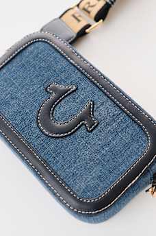 DENIM HORSESHOE CAMERA BAG, image 4
