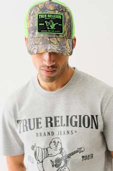 BUDDHA CAMO TRUCKER HAT, image 3