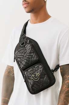 MONOGRAM LOGO SLING BAG, image 3