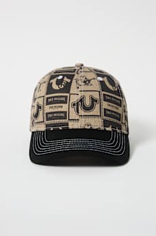 HORSESHOE ALLOVER PRINT BASEBALL HAT, image 2