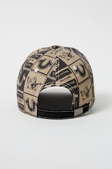 HORSESHOE ALLOVER PRINT BASEBALL HAT, image 3