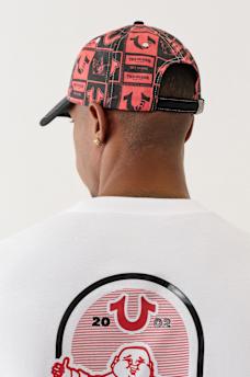 HORSESHOE ALLOVER PRINT BASEBALL HAT, image 3
