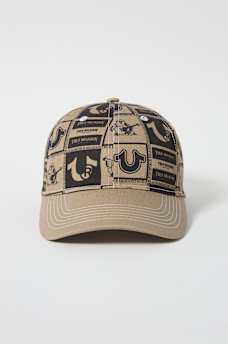 HORSESHOE ALLOVER PRINT BASEBALL HAT, image 5