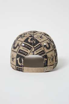 HORSESHOE ALLOVER PRINT BASEBALL HAT, image 6