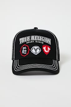 LOGO PATCH TRUCKER HAT, image 2