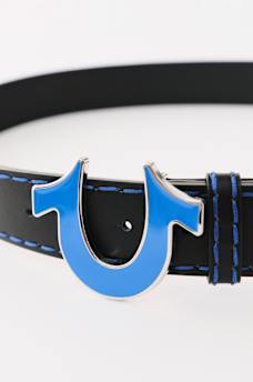 ENAMEL HORSESHOE BUCKLE BELT, image 2