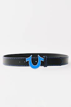 ENAMEL HORSESHOE BUCKLE BELT, image 1
