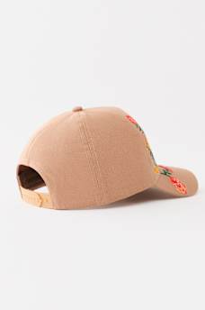 EMBROIDERED FLOWER HORSESHOE HAT, image 4