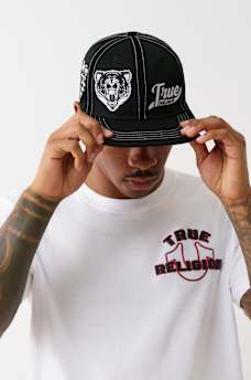 TRUE BEAR FLAT BRIM CAP, image 3