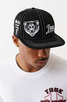 TRUE BEAR FLAT BRIM CAP, image 1