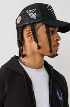 LOGO APPLIQUE TRUCKER HAT, image 2