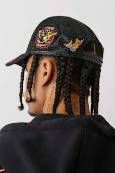 LOGO APPLIQUE TRUCKER HAT, image 3