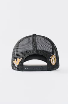 LOGO APPLIQUE TRUCKER HAT, image 8