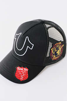 LOGO APPLIQUE TRUCKER HAT, image 9