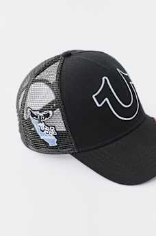 LOGO APPLIQUE TRUCKER HAT, image 10