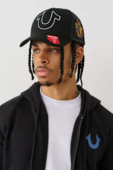 LOGO APPLIQUE TRUCKER HAT, image 1