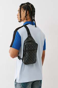 LOGO MONOGRAM SLING BAG, image 1