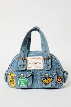 DENIM PATCH PURSE, image 3