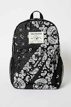 MOCHILA DE PAISLEY Y MEZCLILLA, image 2