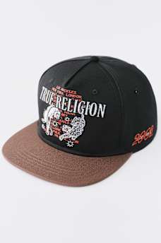 TRUE RELIGION TIGER FLAT BRIM HAT, image 6
