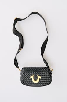 WOVEN CROSSBODY BAG, image 1