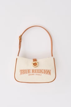 CANVAS LOGO SHOULDER BAG, image 3