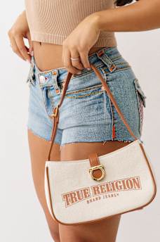 CANVAS LOGO SHOULDER BAG, image 1