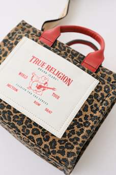 CHEETAH PATCH TOTE, image 5