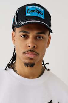 TRUE RELIGION X COOKIES SUPER T TRUCKER HAT, image 1