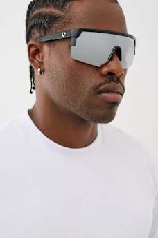 MIRRORED SHIELD SUNGLASSES, image 1