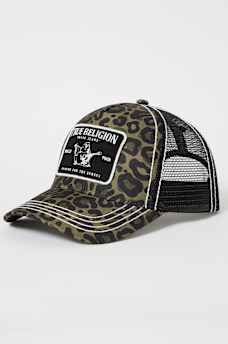 CHEETAH CONCERT PATCH TRUCKER HAT, image 1