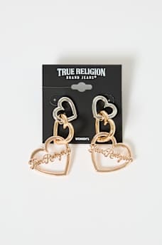 LOGO HEART STACK EARRINGS, image 4