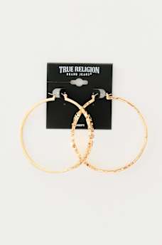 LOGO HOOP EARRINGS, image 5