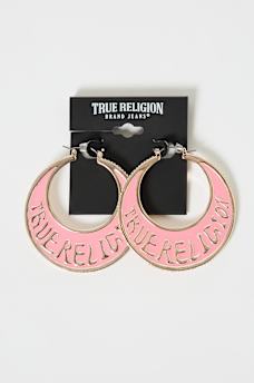 ARETES DE ARGOLLA CON HERRADURA EN FORMA DE LUNA CRECIENTE, image 3