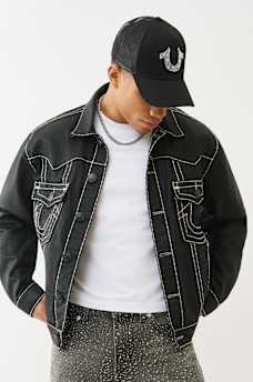 CRYSTAL HORSESHOE TRUCKER HAT, image 3