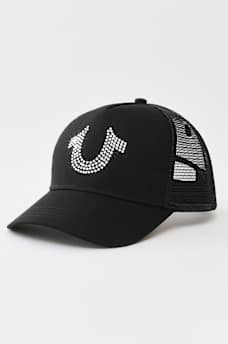 CRYSTAL HORSESHOE TRUCKER HAT, image 4
