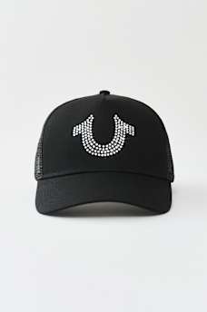 CRYSTAL HORSESHOE TRUCKER HAT, image 5