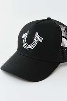 CRYSTAL HORSESHOE TRUCKER HAT, image 7