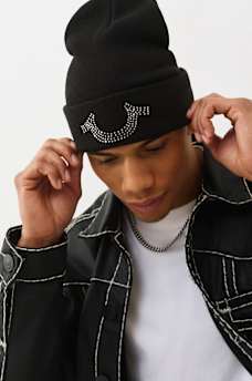 CRYSTAL HORSESHOE BEANIE, image 1