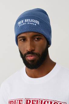 ARCHED LOGO BEANIE