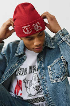 CRYSTAL OLD ENGLISH BEANIE, image 1