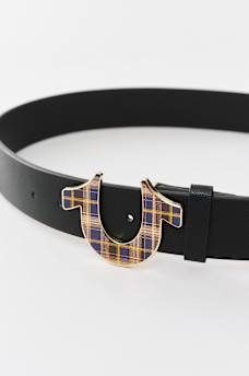 PLAID HORSESHOE BELT, image 3