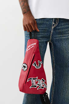 LOGO PATCH SLING BAG, image 2