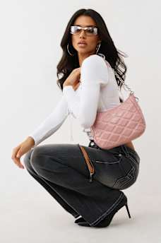 QUILTED CHAIN HANDBAG, image 2