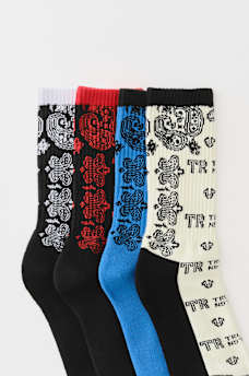 PAQUETE DE 4&nbsp;CALCETINES CON ESTAMPADO DE BANDANA, image 2