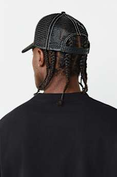 EMBROIDERED LOGO TRUCKER HAT, image 5